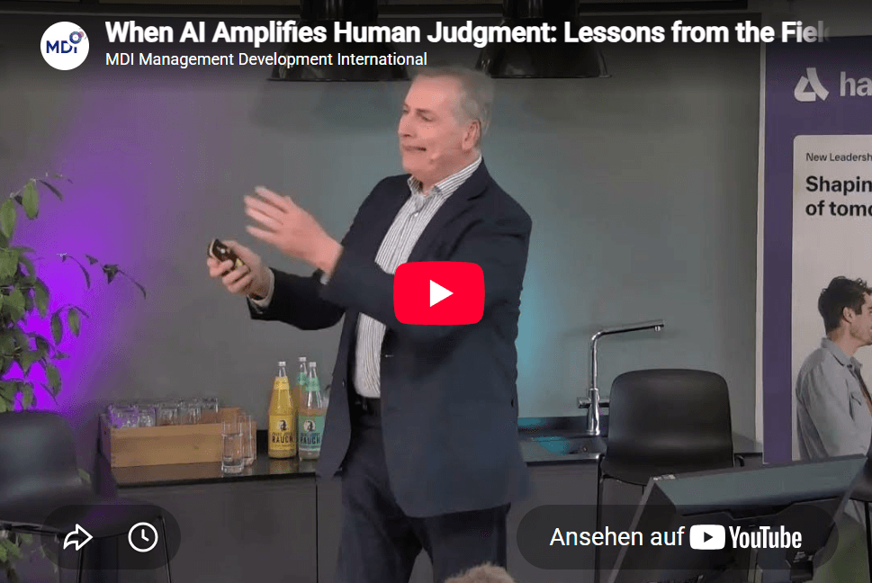 When AI Amplifies Human Judgment: Lessons from the Field. Claude MacDonald 