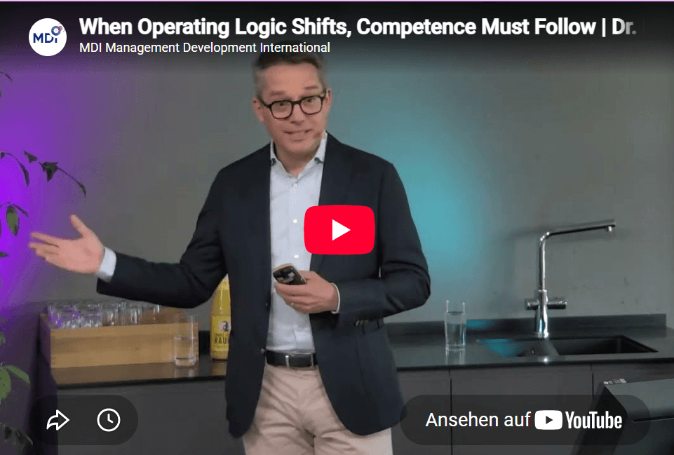 When Operating Logic Shifts, Competence Must Follow | Dr. Heiko Müller